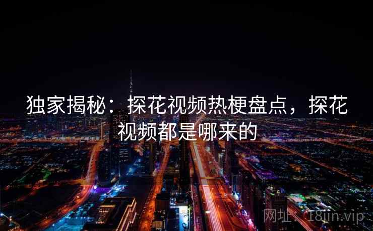 独家揭秘：探花视频热梗盘点，探花视频都是哪来的