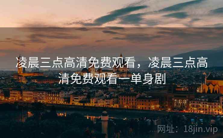 凌晨三点高清免费观看，凌晨三点高清免费观看一单身剧